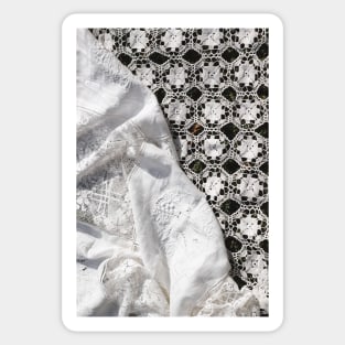 Vintage lace Paris Sticker